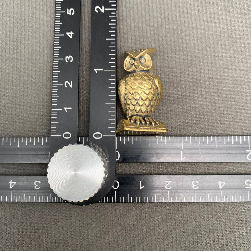 Owl Brass Archer Terrarium Charm